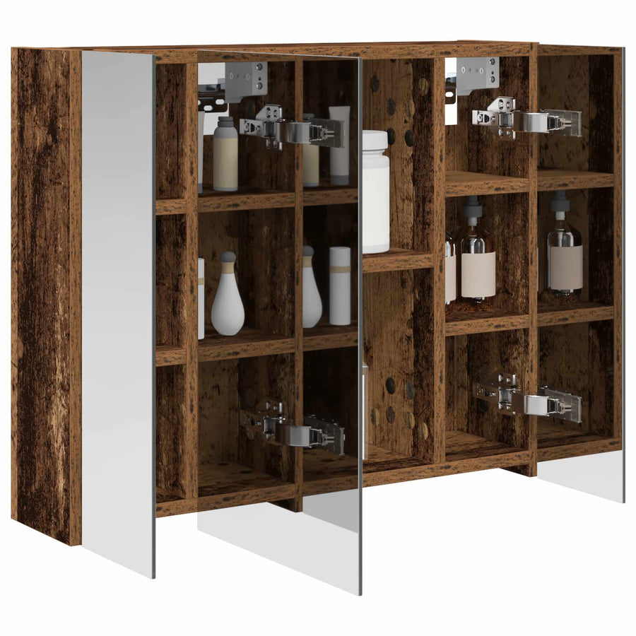 Badkamer spiegelkast Oudhout 60 x 14,5 x 50 cm Bewerkt hout