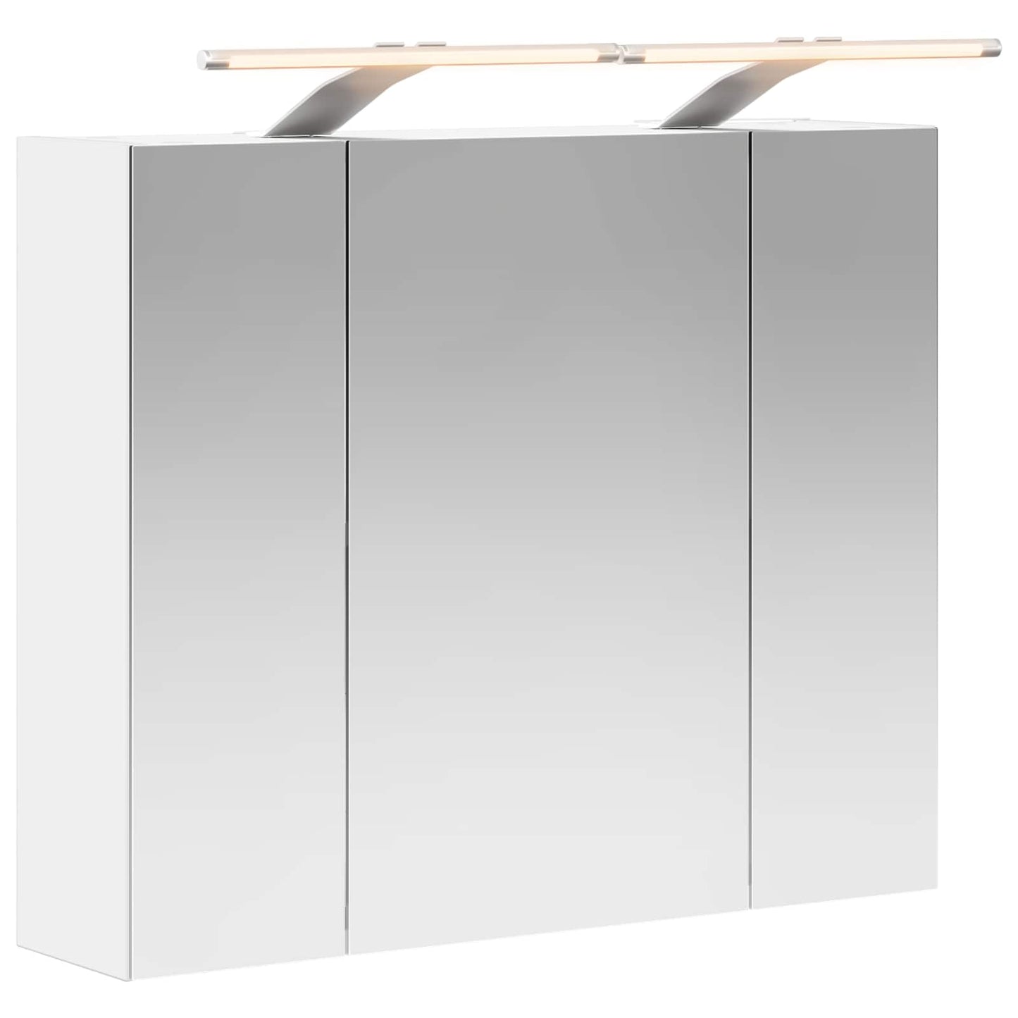 Badkamer spiegelkast voor Wit 60 x 14,5 x 50 cm Bewerkt hout