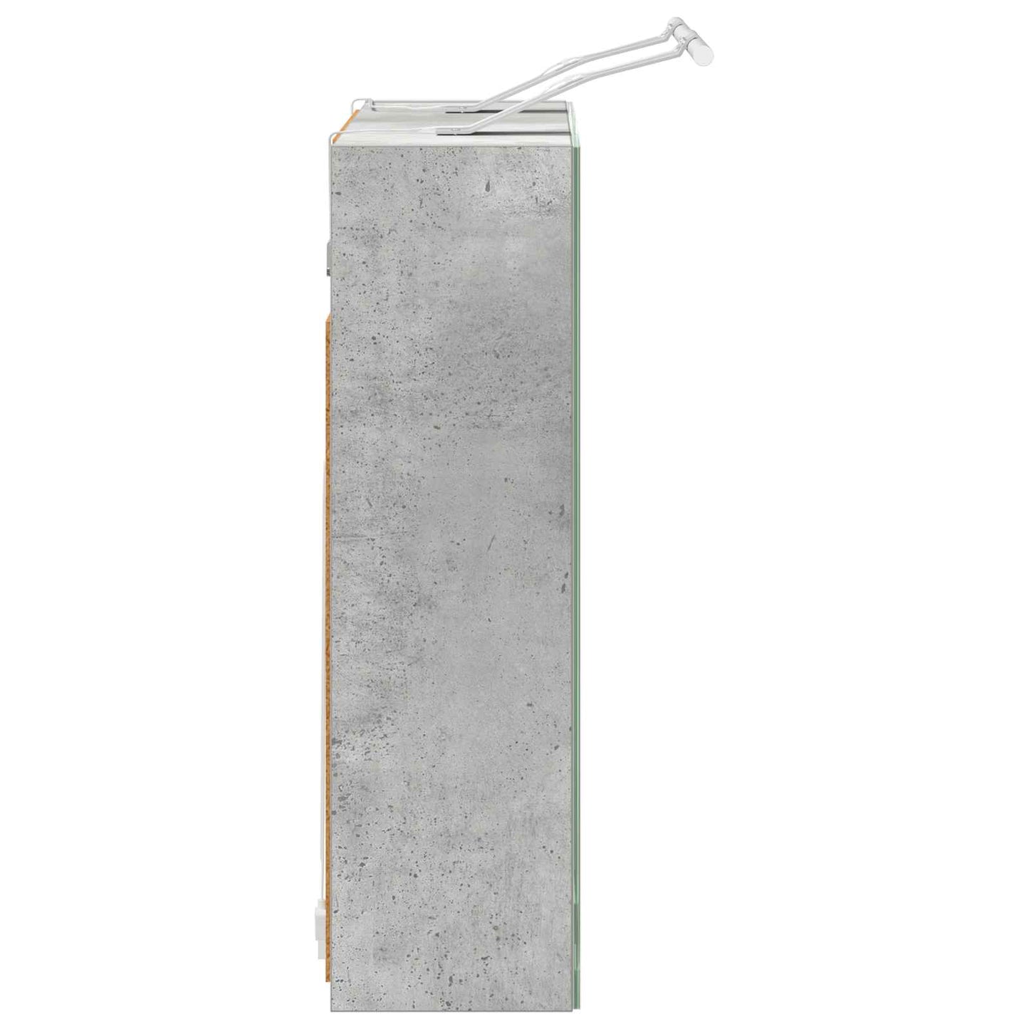 Badkamer spiegelkast Beton Grijs 60 x 14,5 x 50 cm Bewerkt hout