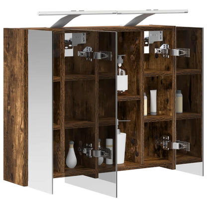 Badkamer spiegelkast Gerookt eiken 60 x 14,5 x 50 cm