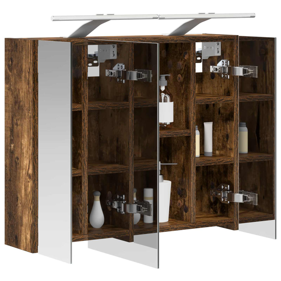 Badkamer spiegelkast Gerookt eiken 60 x 14,5 x 50 cm