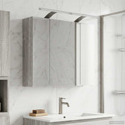 Badkamer spiegelkast 60x14.5x50 cm grijs Sonoma