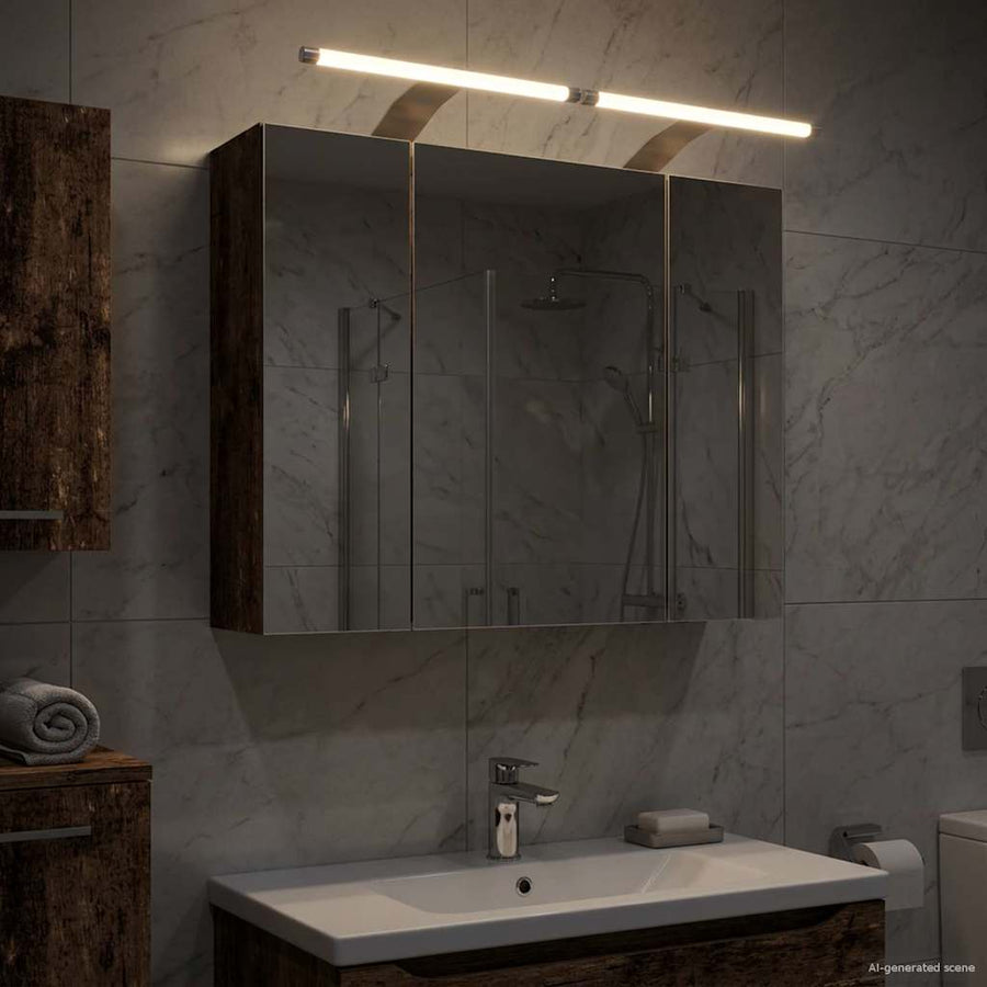 Badkamer spiegelkast Oudhout 60 x 14,5 x 50 cm Bewerkt hout