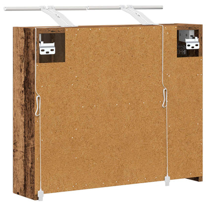 Badkamer spiegelkast Oudhout 60 x 14,5 x 50 cm Bewerkt hout