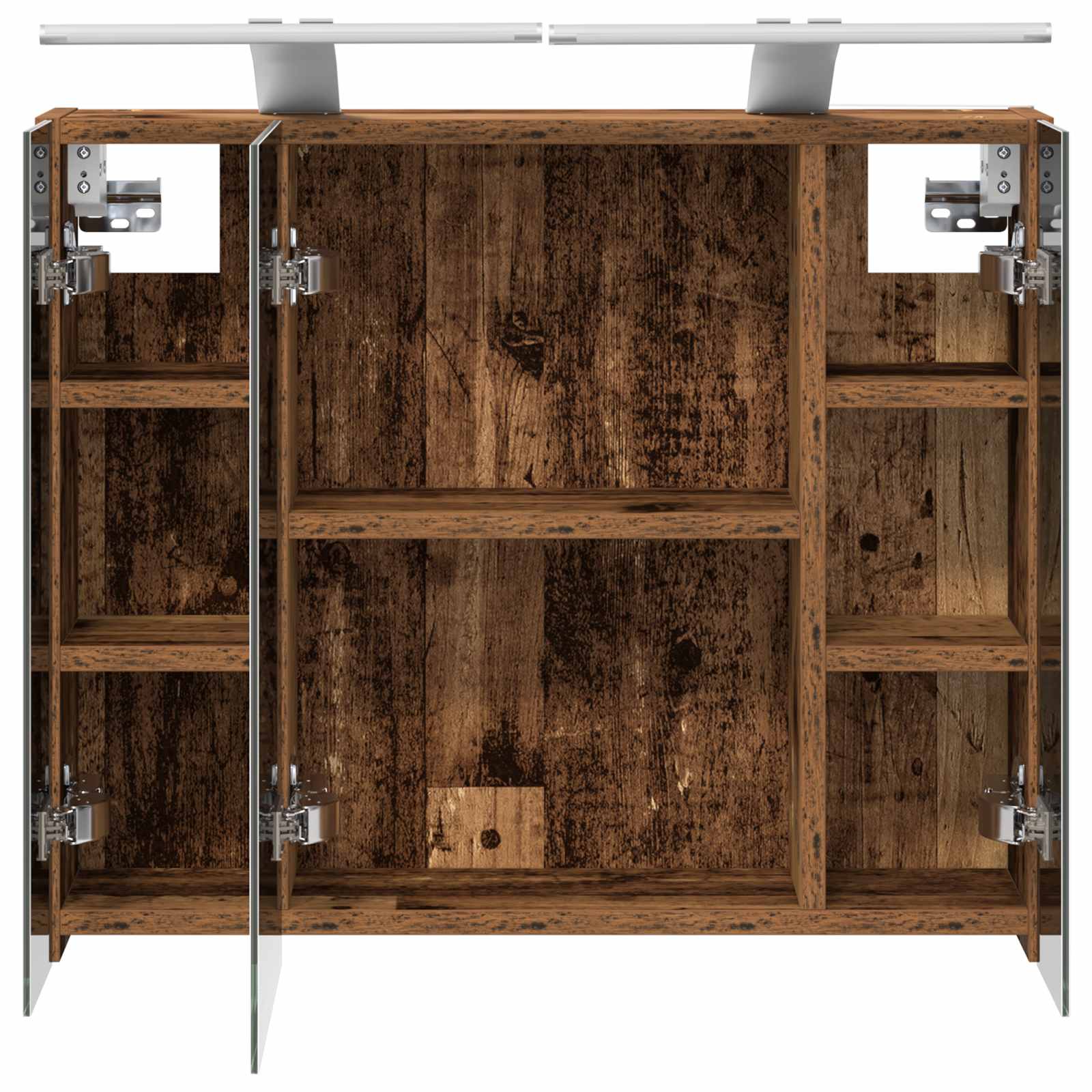 Badkamer spiegelkast Oudhout 60 x 14,5 x 50 cm Bewerkt hout