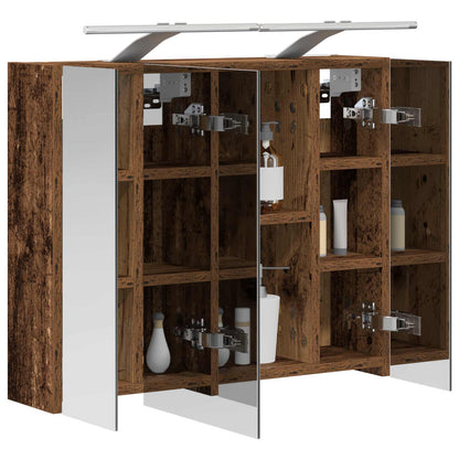 Badkamer spiegelkast Oudhout 60 x 14,5 x 50 cm Bewerkt hout