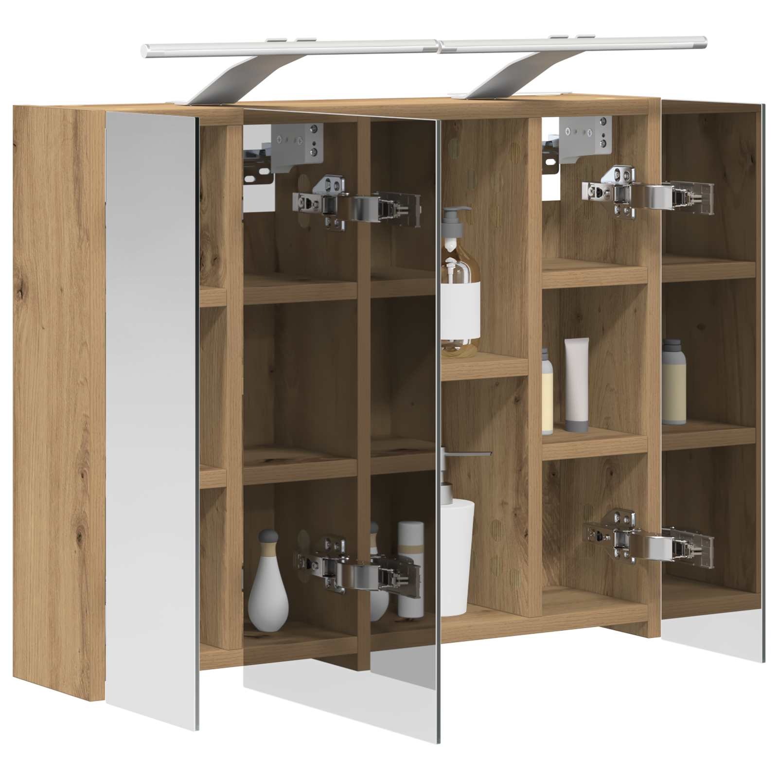 Badkamer spiegelkast Ambachtelijk eiken 60 x 14,5 x 50 cm