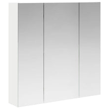 Badkamer spiegelkast voor Wit 70 x 14,5 x 70 cm Bewerkt hout