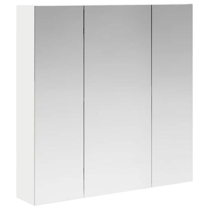 Badkamer spiegelkast voor Wit 70 x 14,5 x 70 cm Bewerkt hout