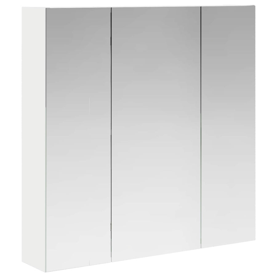 Badkamer spiegelkast voor Wit 70 x 14,5 x 70 cm Bewerkt hout