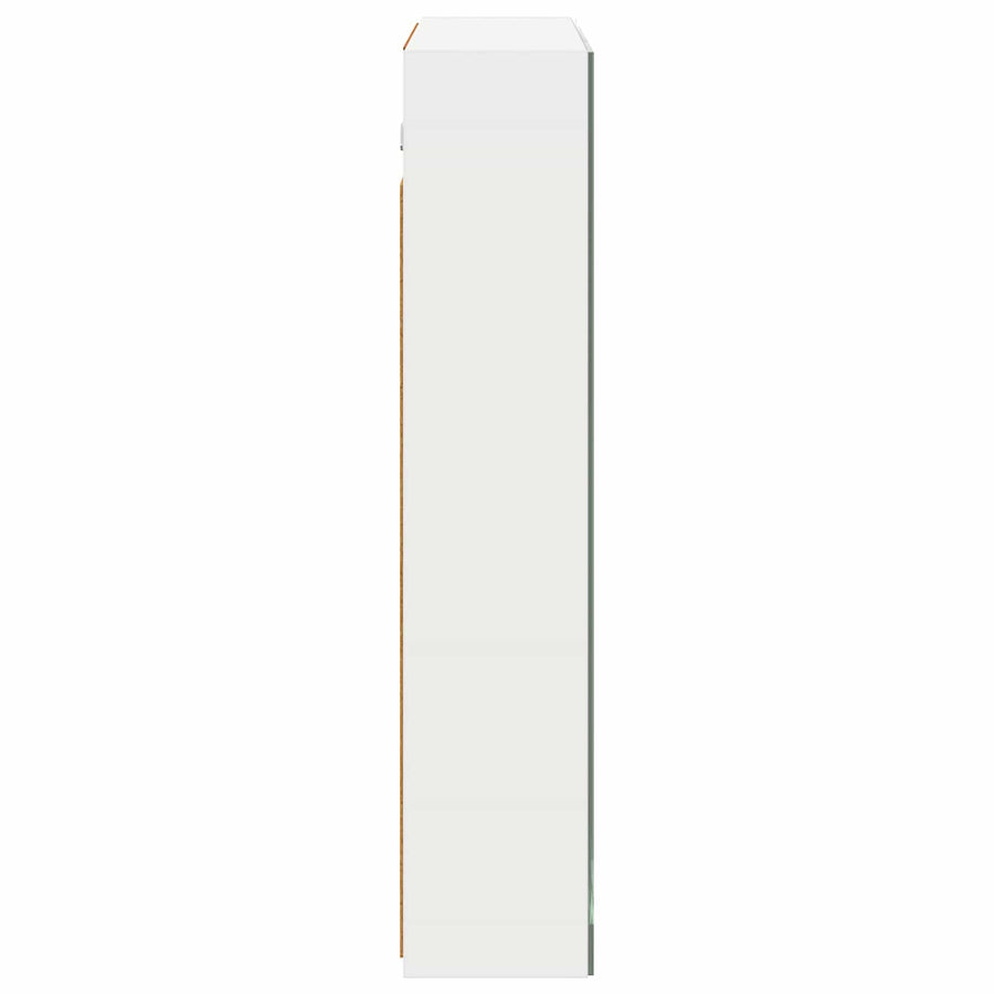 Badkamer spiegelkast voor Wit 70 x 14,5 x 70 cm Bewerkt hout