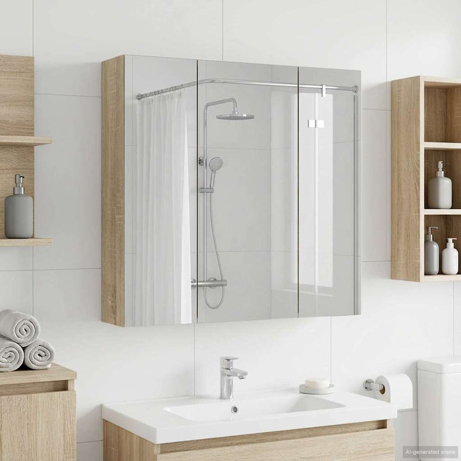 Badkamer spiegelkast Sonoma Eiken 70 x 14,5 x 70 cm