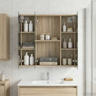 Bathroom mirror cabinet Sonoma Oak 70 x 14.5 x 70 cm
