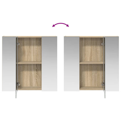 Badkamer spiegelkast Sonoma Eiken 70 x 14,5 x 70 cm
