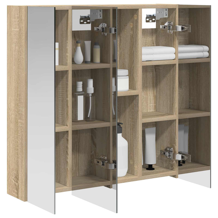 Badkamer spiegelkast Sonoma Eiken 70 x 14,5 x 70 cm