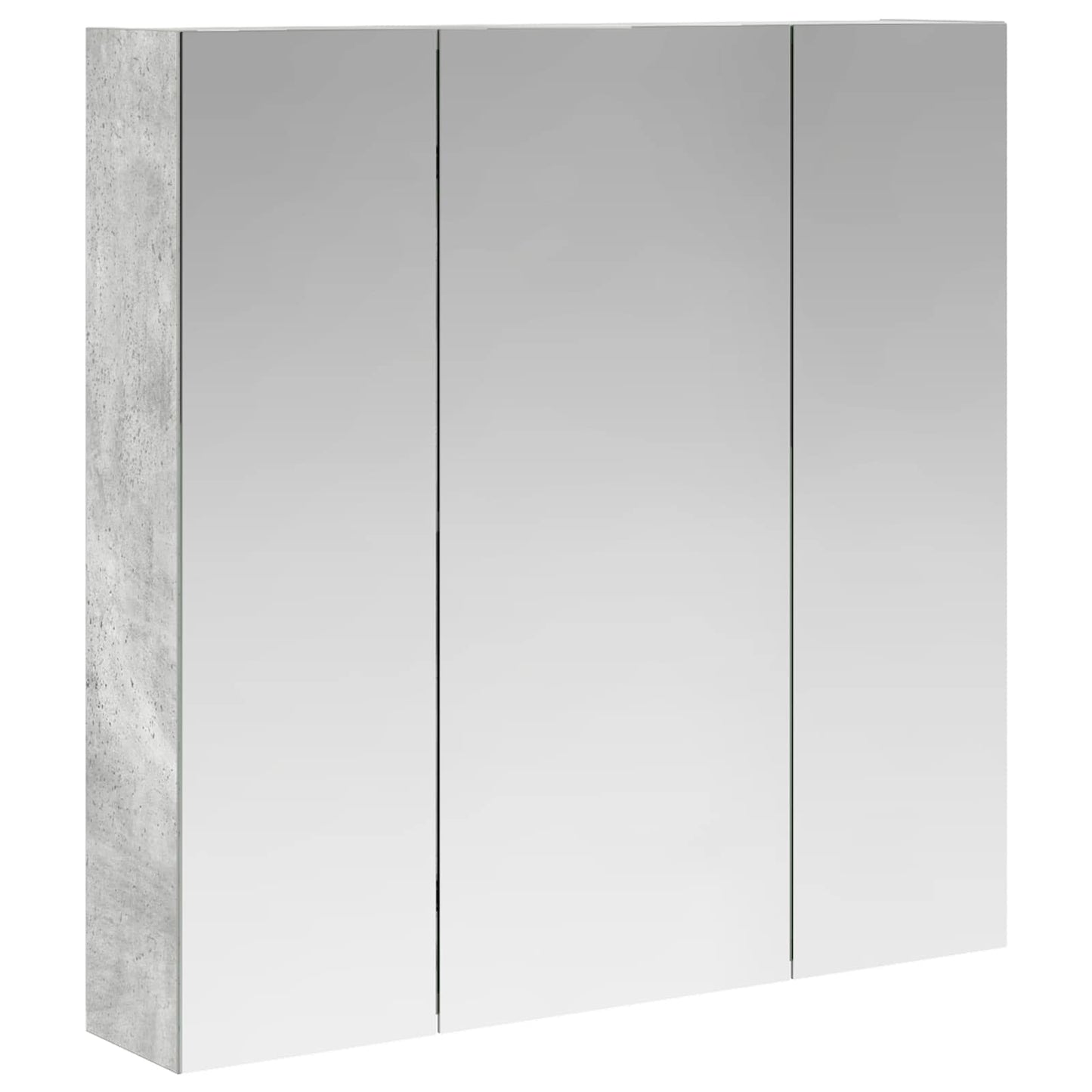 Badkamer spiegelkast Beton Grijs 70 x 14,5 x 70 cm Bewerkt hout