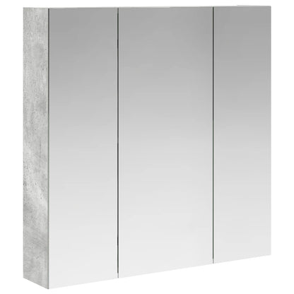 Badkamer spiegelkast Beton Grijs 70 x 14,5 x 70 cm Bewerkt hout