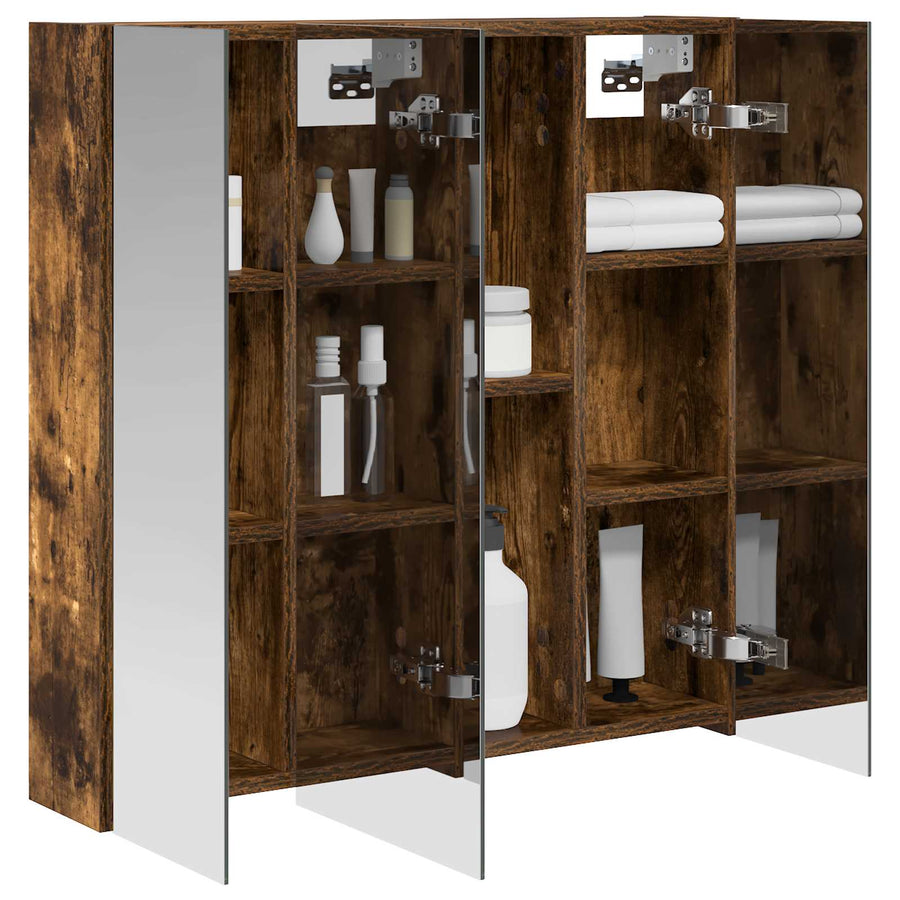 Badkamer spiegelkast Gerookt eiken 70 x 14,5 x 70 cm