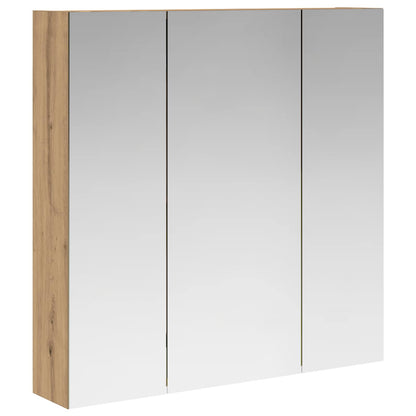 Badkamer spiegelkast Ambachtelijk eiken 70 x 14,5 x 70 cm