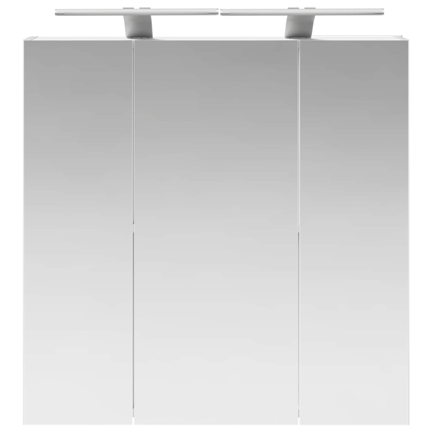 Badkamer spiegelkast voor Wit 70 x 14,5 x 70 cm Bewerkt hout