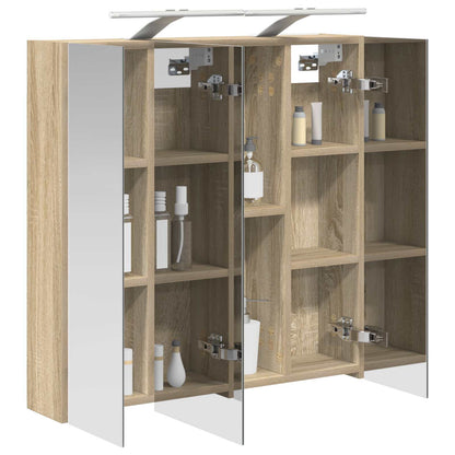 Badkamer spiegelkast Sonoma Eiken 70 x 14,5 x 70 cm