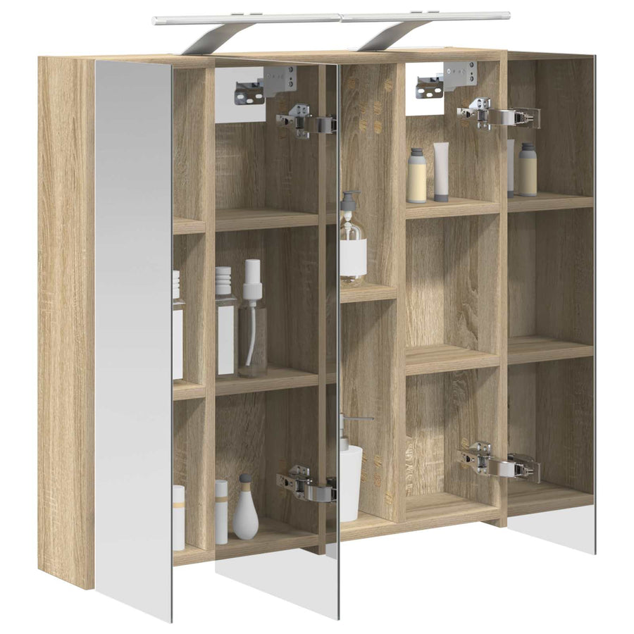 Badkamer spiegelkast Sonoma Eiken 70 x 14,5 x 70 cm