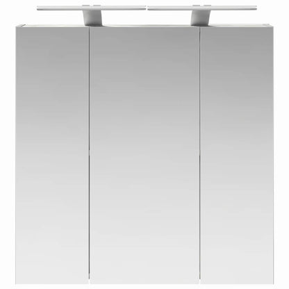 Badkamer spiegelkast Beton Grijs 70 x 14,5 x 70 cm Bewerkt hout