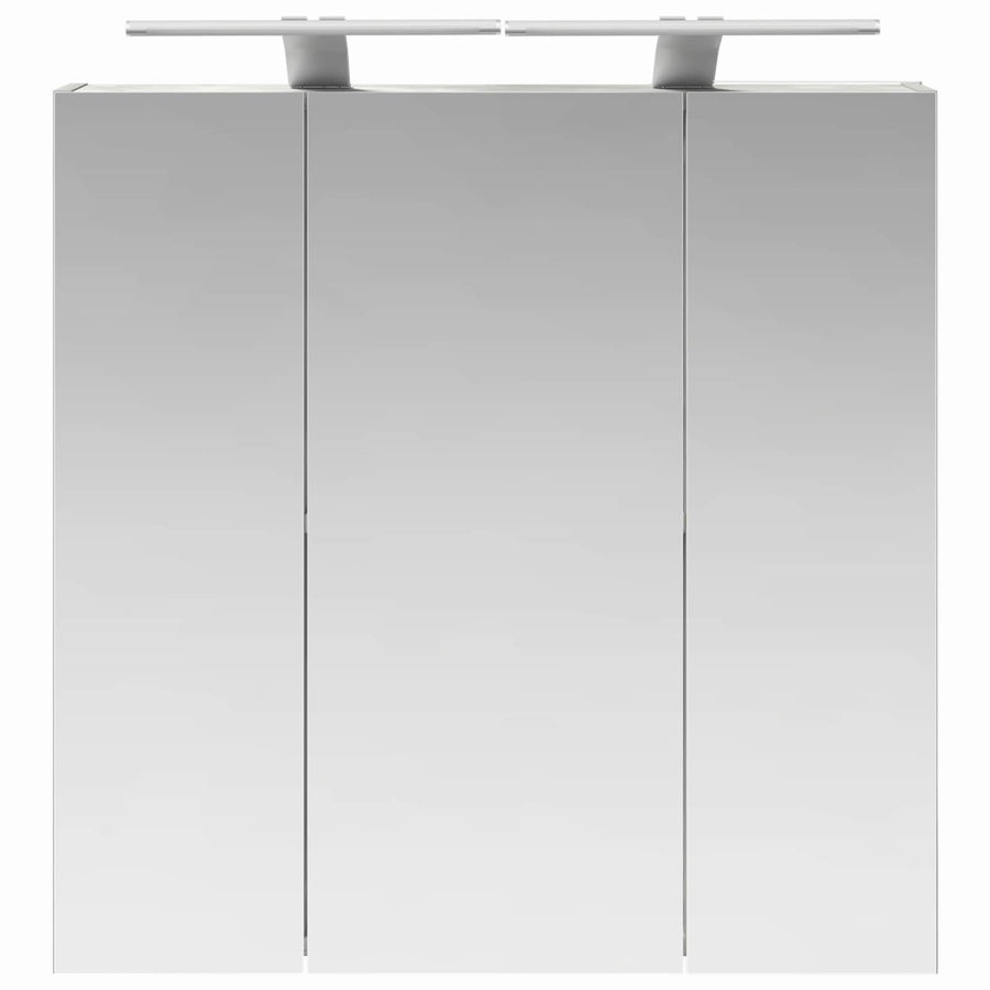 Badkamer spiegelkast Beton Grijs 70 x 14,5 x 70 cm Bewerkt hout