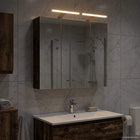 Spiegelkast badkamer 70x14,5x70 cm oudhout bewerkt hout