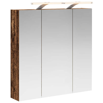 Badkamer spiegelkast Oudhout 70 x 14,5 x 70 cm Bewerkt hout