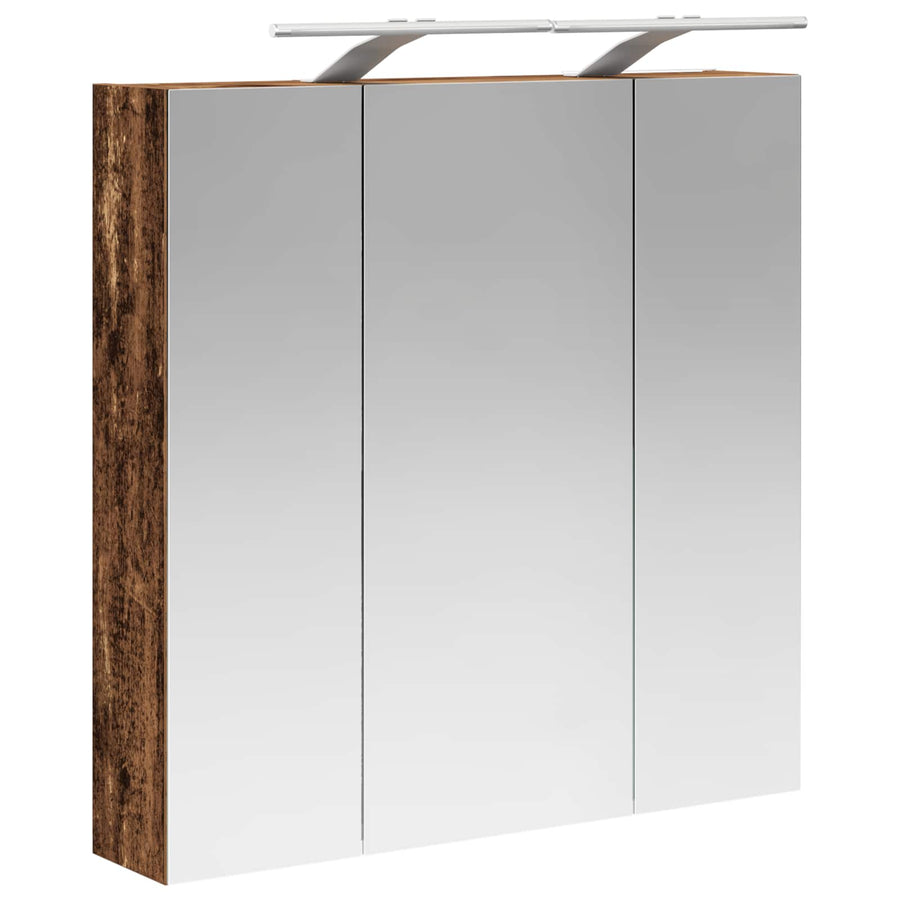 Badkamer spiegelkast Oudhout 70 x 14,5 x 70 cm Bewerkt hout