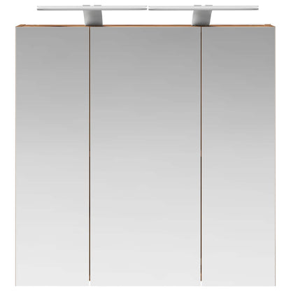 Badkamer spiegelkast Oudhout 70 x 14,5 x 70 cm Bewerkt hout