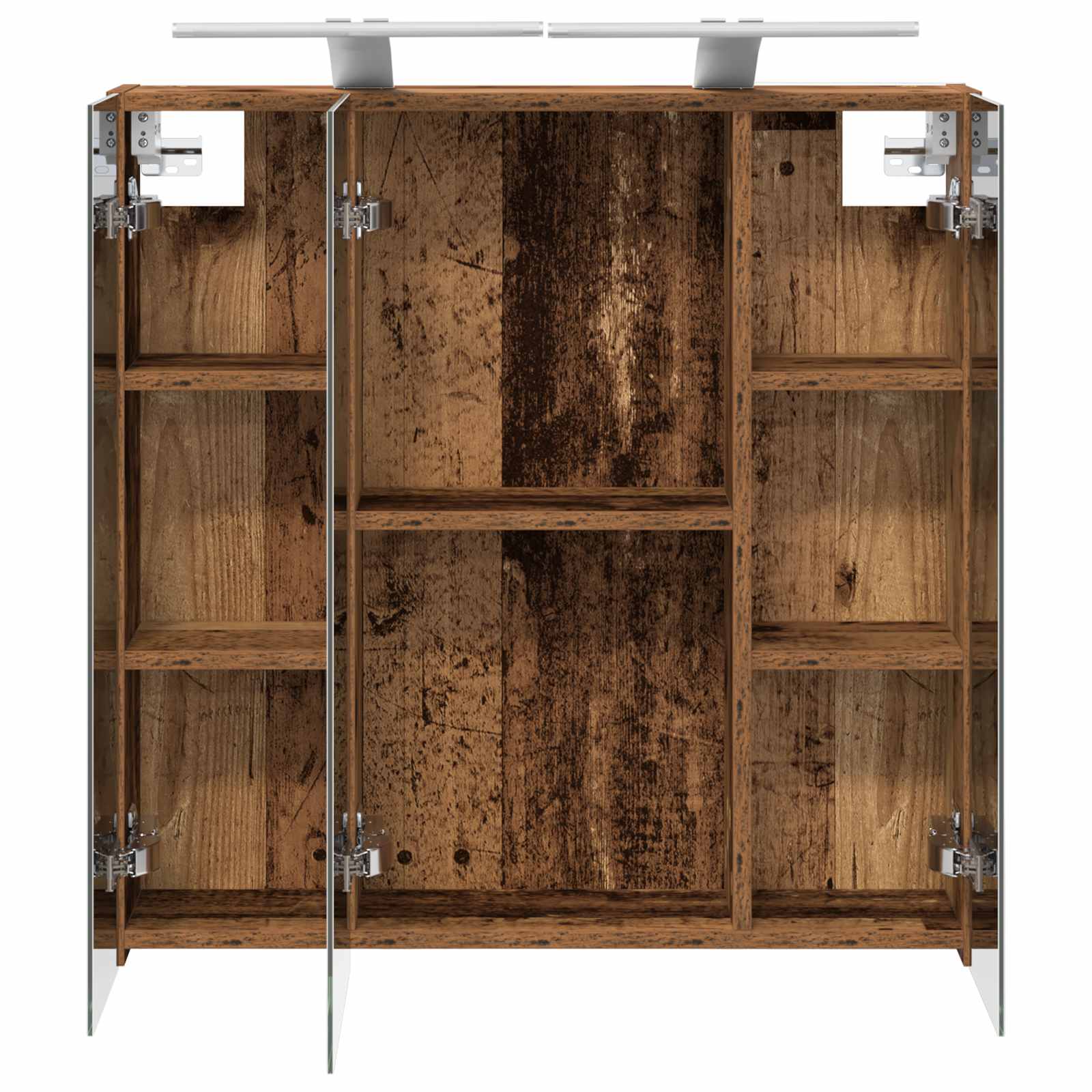Badkamer spiegelkast Oudhout 70 x 14,5 x 70 cm Bewerkt hout