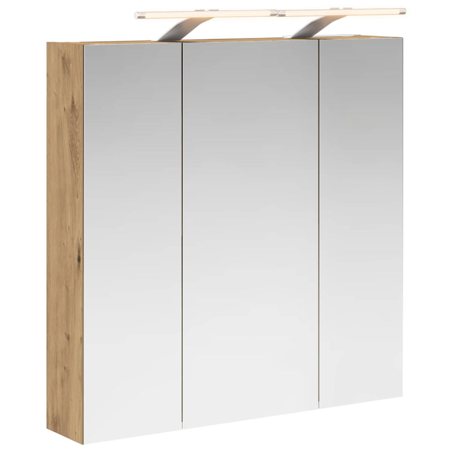 Badkamer spiegelkast Ambachtelijk eiken 70 x 14,5 x 70 cm