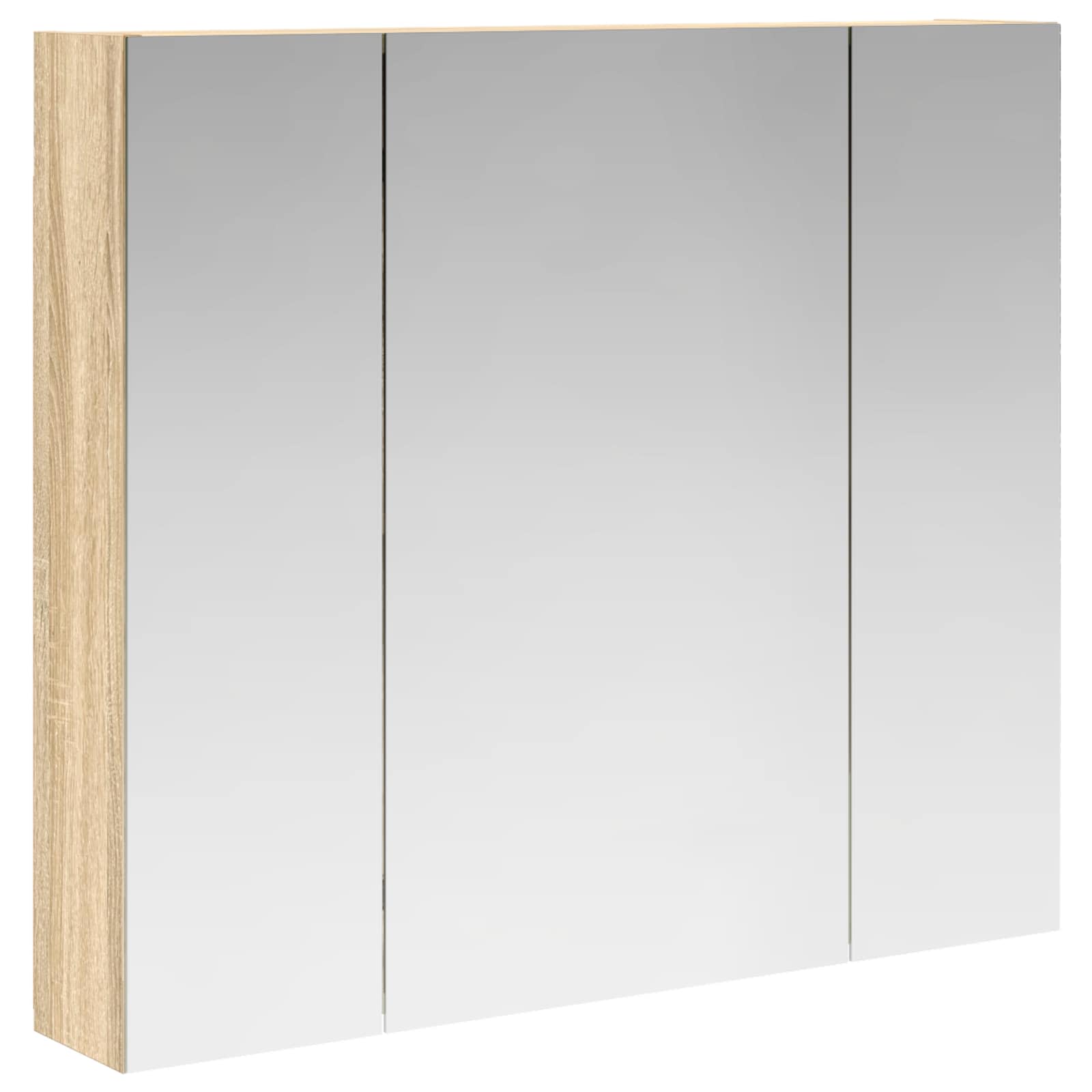 Badkamer spiegelkast met plank Sonoma Eiken 80 x 14.5 x 70 cm