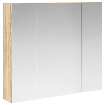 Badkamer spiegelkast met plank Sonoma Eiken 80 x 14.5 x 70 cm