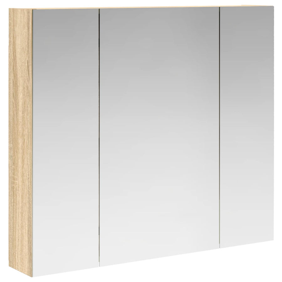 Badkamer spiegelkast met plank Sonoma Eiken 80 x 14.5 x 70 cm
