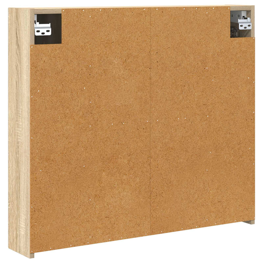 Badkamer spiegelkast met plank Sonoma Eiken 80 x 14.5 x 70 cm