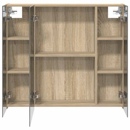 Badkamer spiegelkast met plank Sonoma Eiken 80 x 14.5 x 70 cm