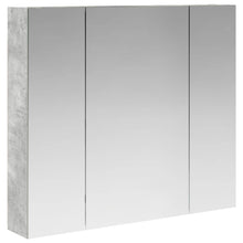 Badkamer spiegelkast Beton Grijs 80 x 14.5 x 70 cm Bewerkt hout