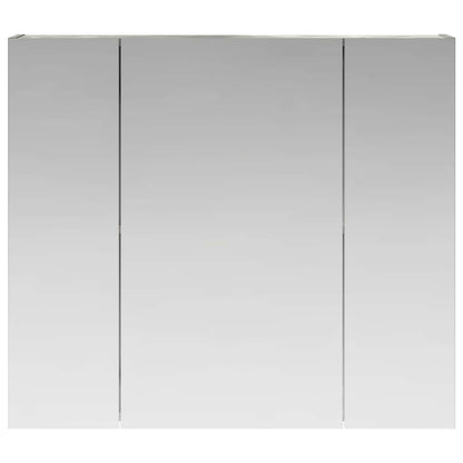 Badkamer spiegelkast Beton Grijs 80 x 14.5 x 70 cm Bewerkt hout