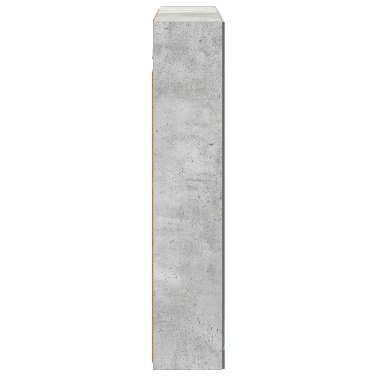 Badkamer spiegelkast Beton Grijs 80 x 14.5 x 70 cm Bewerkt hout