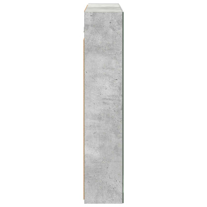 Badkamer spiegelkast Beton Grijs 80 x 14.5 x 70 cm Bewerkt hout