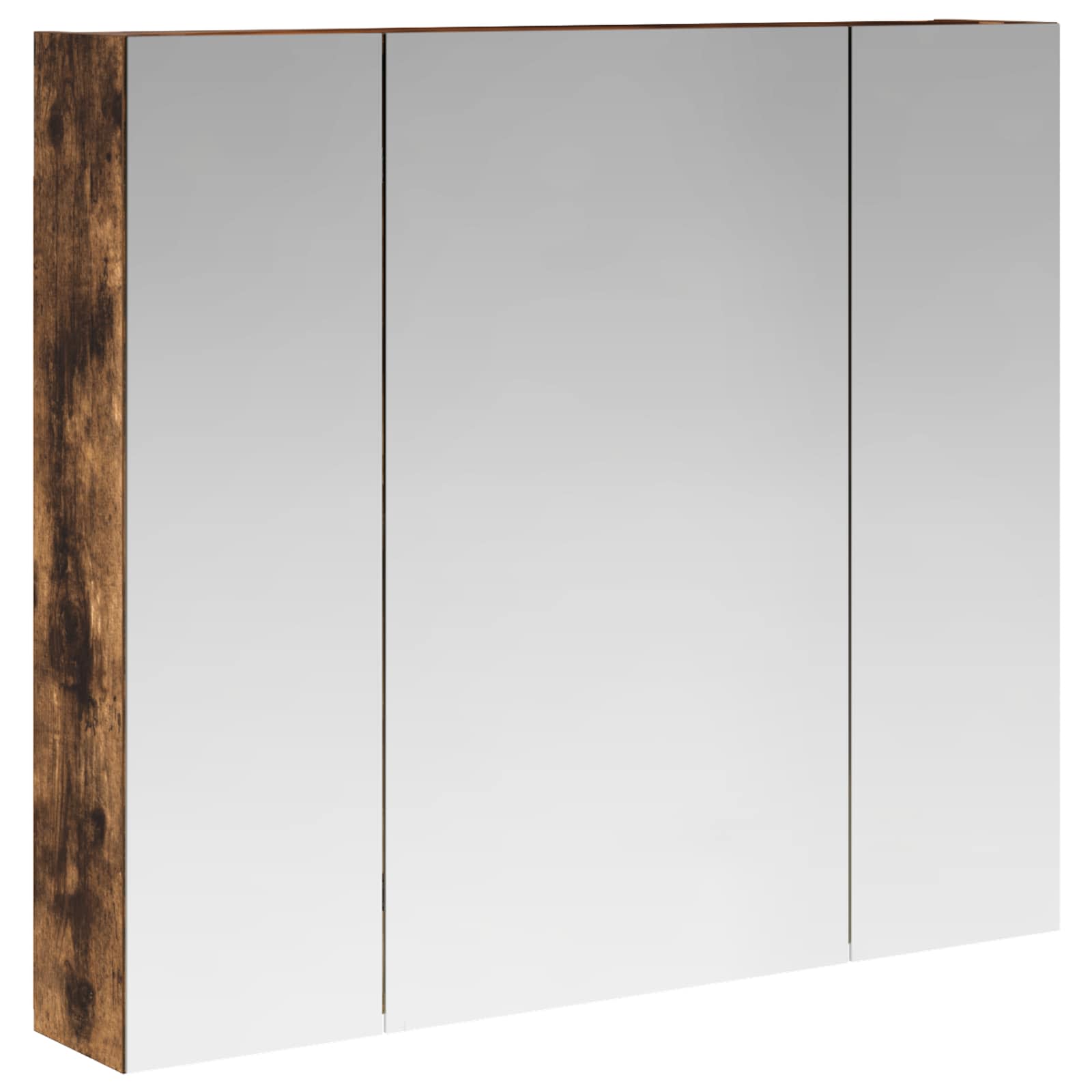 Badkamer spiegelkast met plank Gerookt eiken 80 x 14.5 x 70 cm