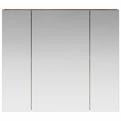 Badkamer spiegelkast met plank Gerookt eiken 80 x 14.5 x 70 cm