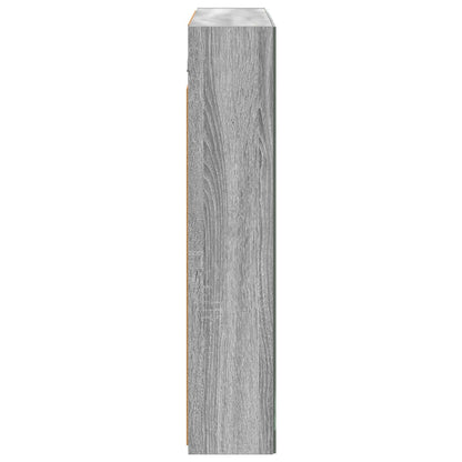 Badkamer spiegelkast met plank Grijs Sonoma 80 x 14.5 x 70 cm