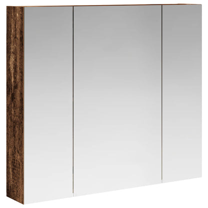 Badkamer spiegelkast Oudhout 80 x 14.5 x 70 cm Bewerkt hout