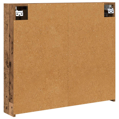 Badkamer spiegelkast Oudhout 80 x 14.5 x 70 cm Bewerkt hout