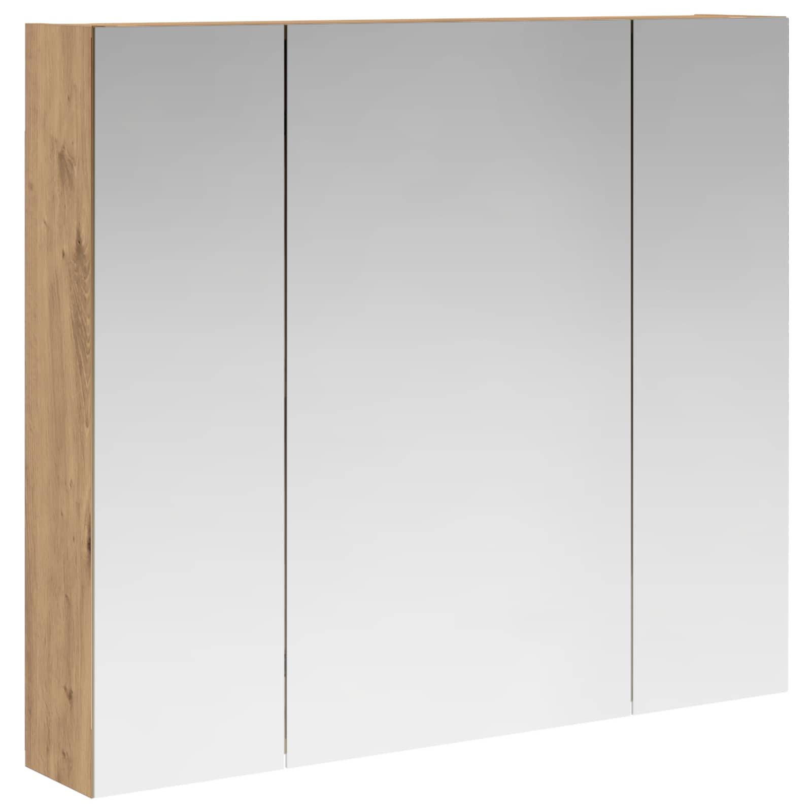 Badkamer spiegelkast Ambachtelijk eiken 80 x 14.5 x 70 cm