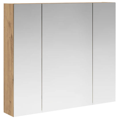 Badkamer spiegelkast Ambachtelijk eiken 80 x 14.5 x 70 cm